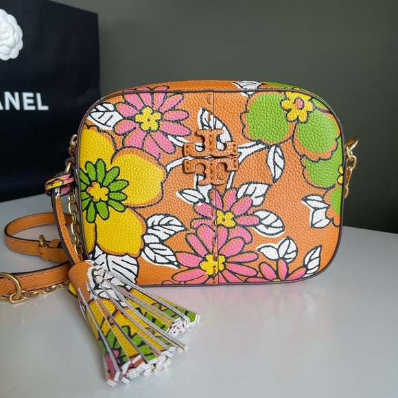 Tory Burch Handbags - Tory Burch Floral McGraw Camera Bag